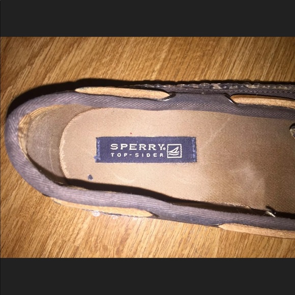 SPERRY 4.5 M Top-Sider Leopard Clear SEQUINS - Picture 3 of 6